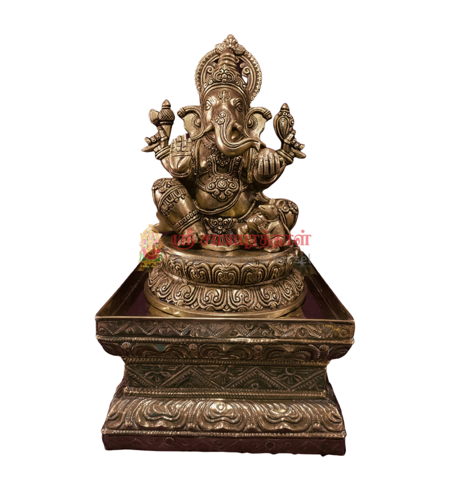 vinayakar with abishega pedam Statue