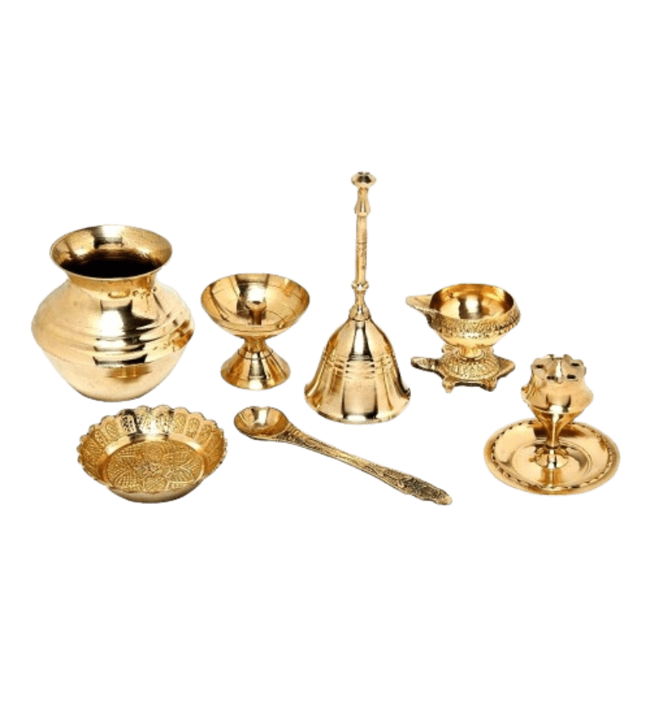  Brass Pooja Items